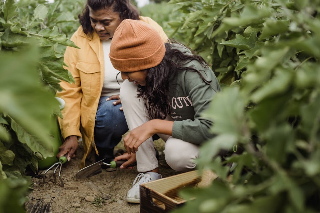 Women Gardening